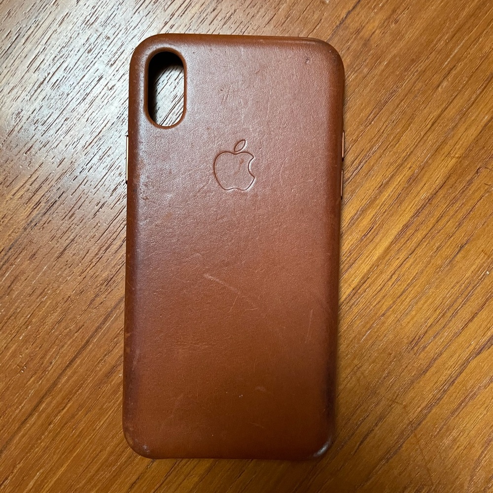 iPhone X Leather Case